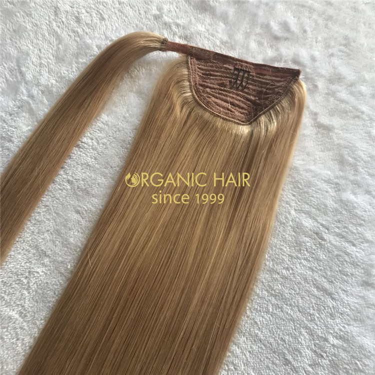 Human ponytail hair extensions on sale X162